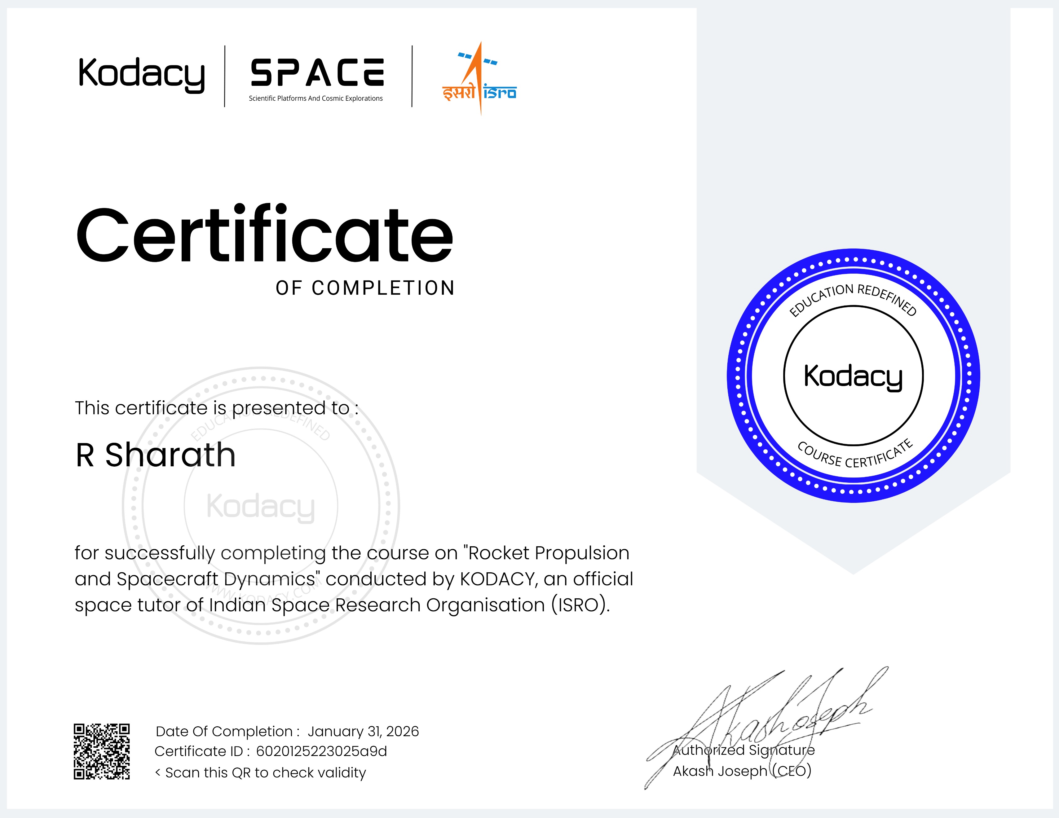 Rocket Propulsion and Spacecraft Dynamics