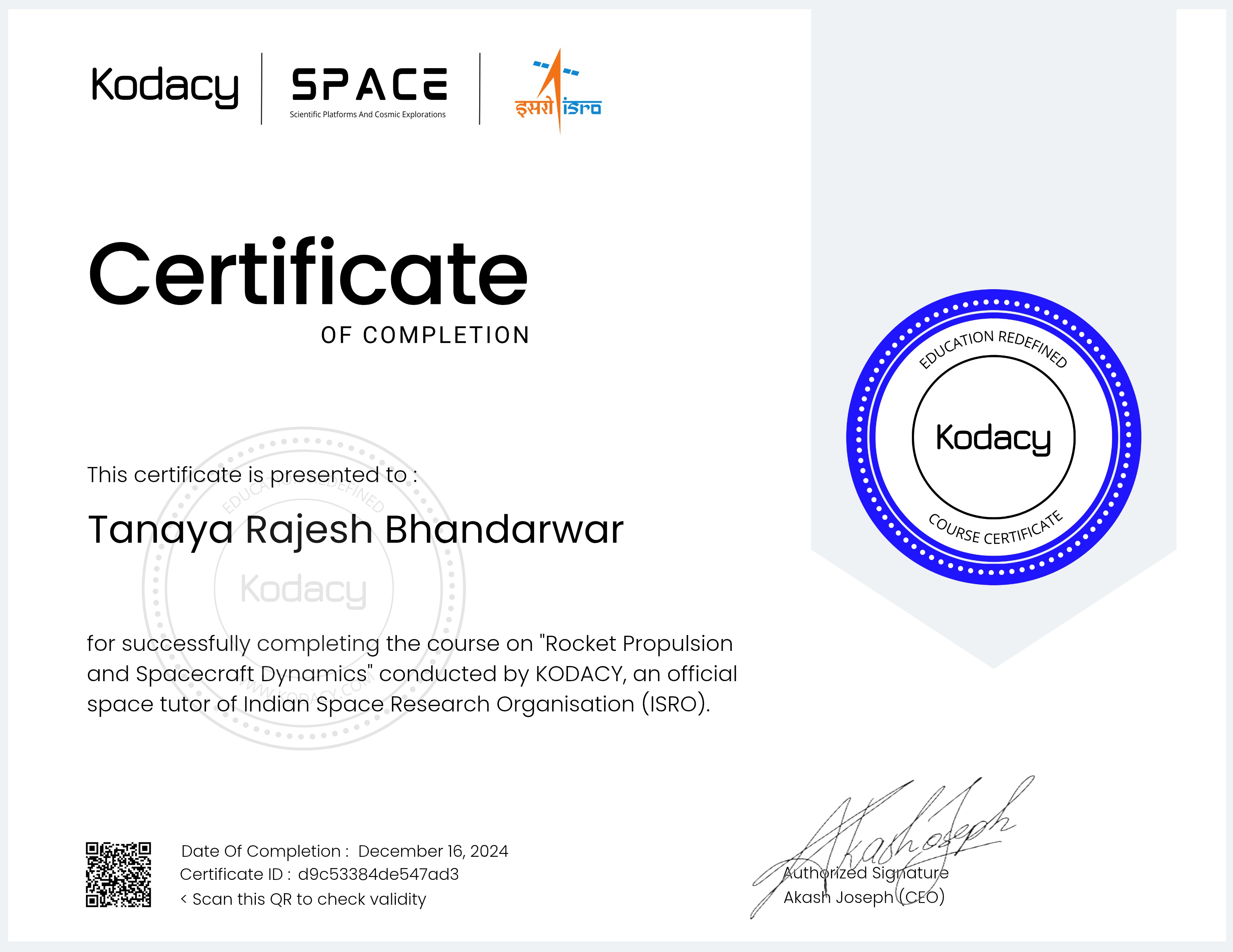Rocket Propulsion and Spacecraft Dynamics