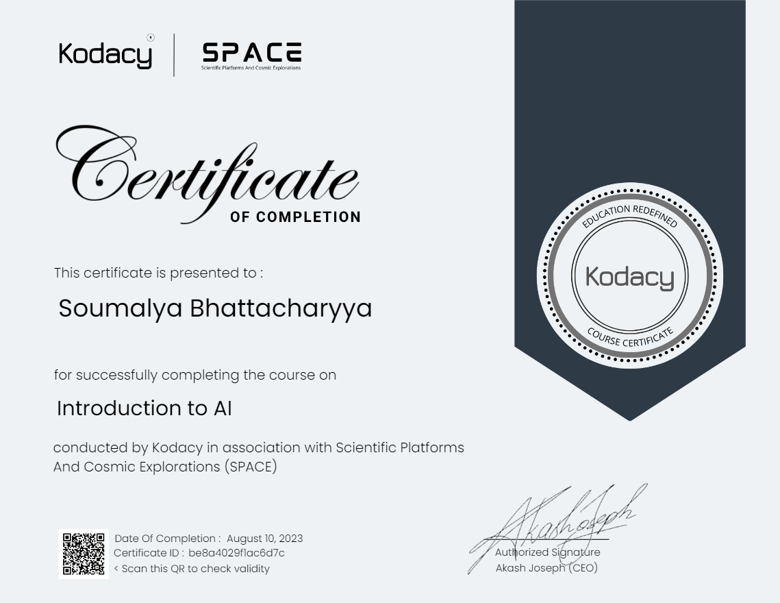 Introduction to AI